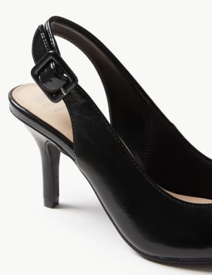 Extra wide slingback clearance shoes