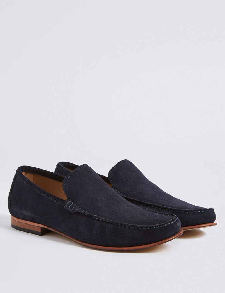 Extra Wide Fit Suede Loafers 3 of 6