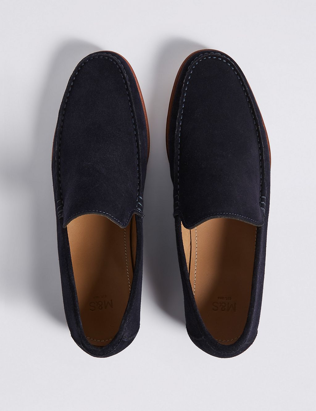 Extra Wide Fit Suede Loafers 4 of 6