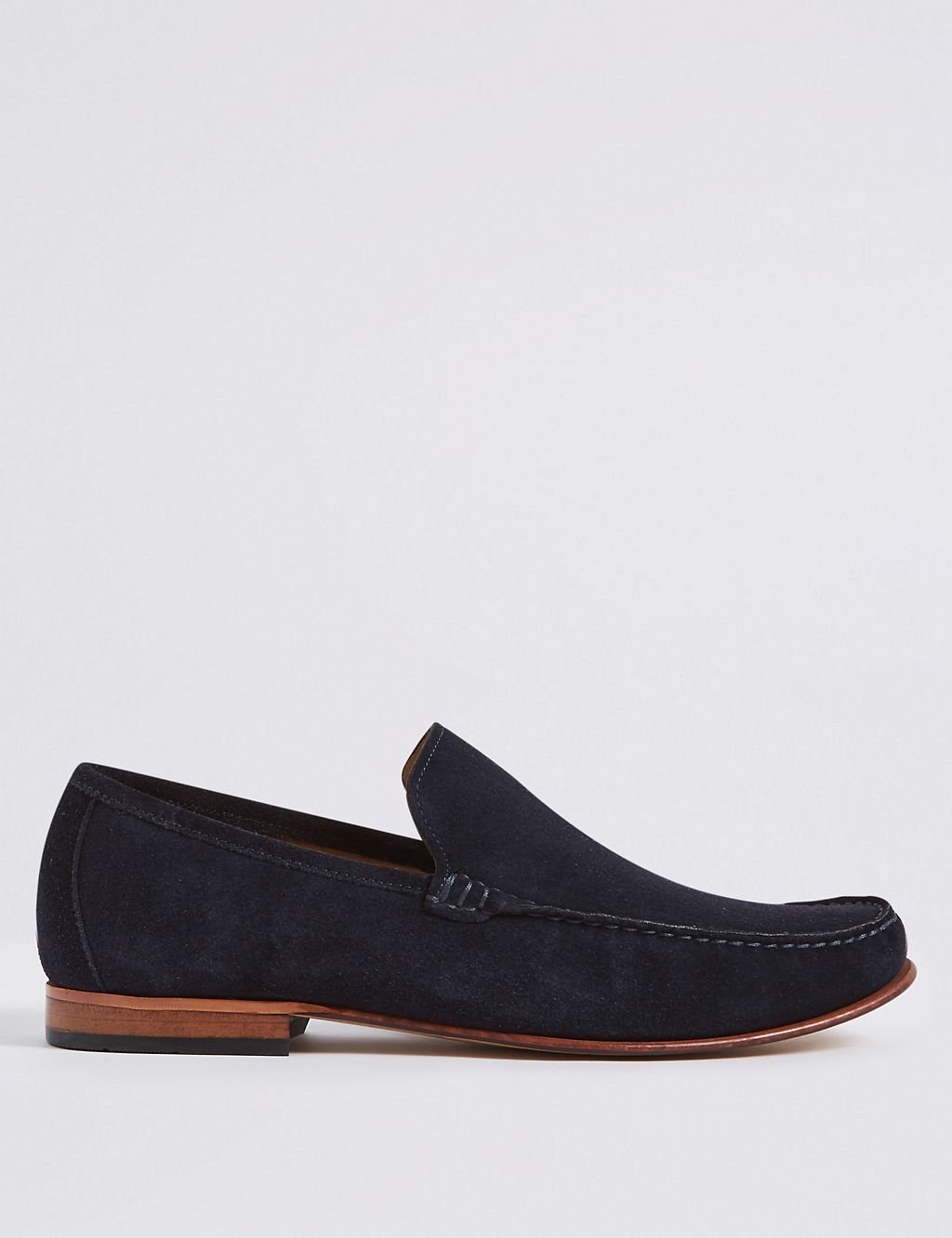 Extra Wide Fit Suede Loafers 1 of 6