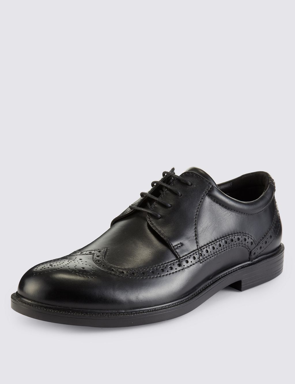 Extra Wide Leather Brogues with Airflex™ 2 of 4