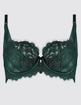 Eyelash Lace Non-Padded Balcony Bra A-D Image 2 of 4