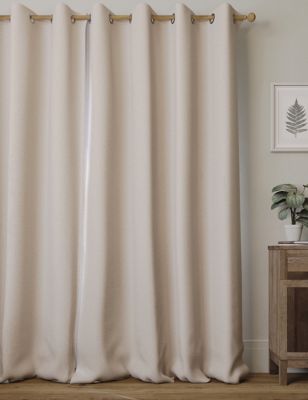 Eyelet Ultra Temperature Smart Blackout Curtains Image 2 of 7