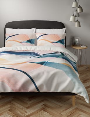 Ezra Watercolour Cotton Bedding Set M S