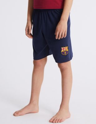 FC Barcelona Football Club Crest Boys Pyjamas 9-10 Years 