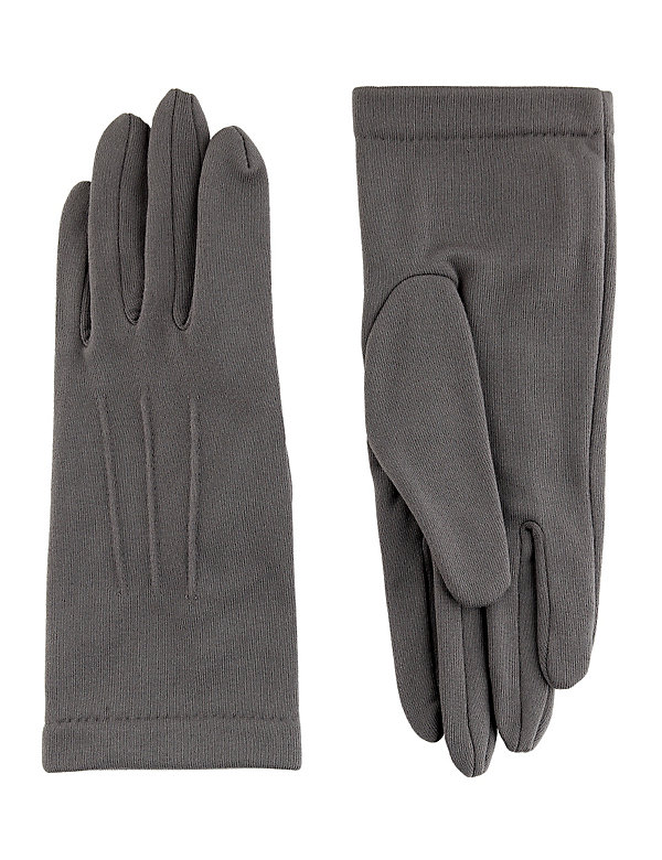 Plain Knitted Gloves - QA