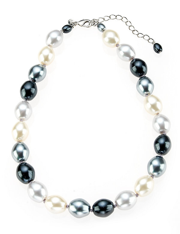 Traditional Czech Pearl Effect Necklace - HK