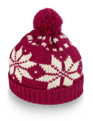 marks and spencer bobble hat