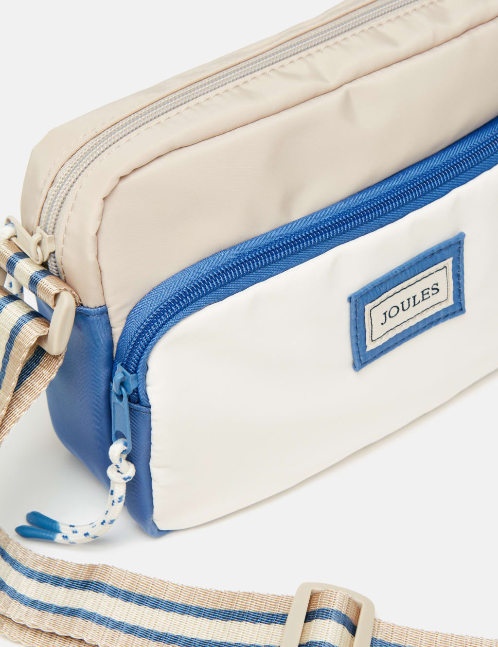 Fabric Colour Block Cross Body Bag Joules M&S