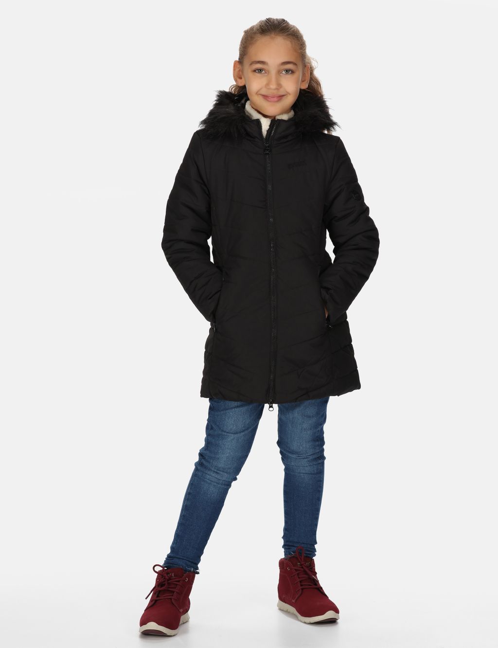 Quilted Hooded Coat (4-12 Yrs)