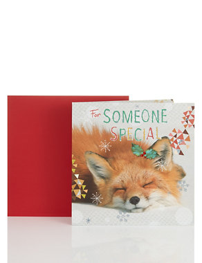 Fabulously Festive Fox Christmas Card Image 2 of 4