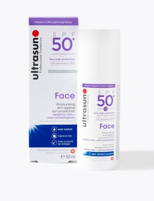 ultrasun face 50 100ml