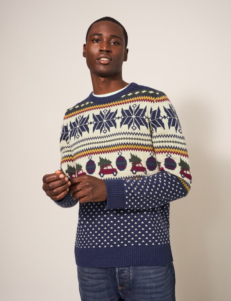 Marks and spencer's men's christmas on sale jumpers