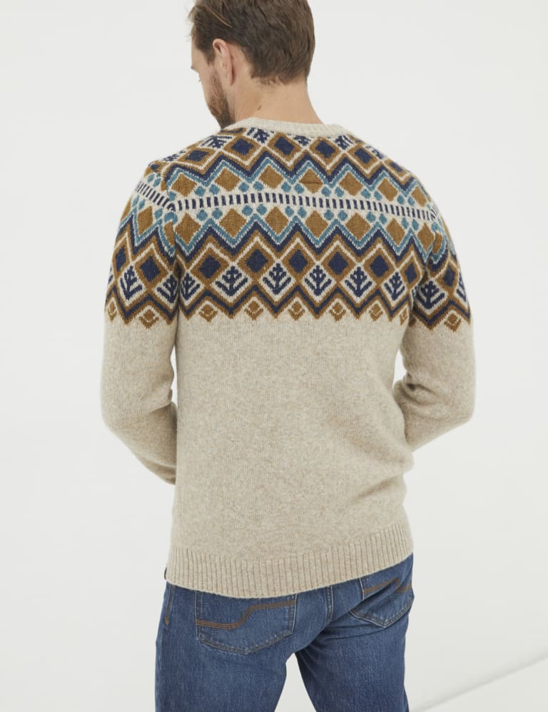 Fair isle jumper mens marks and spencer sale