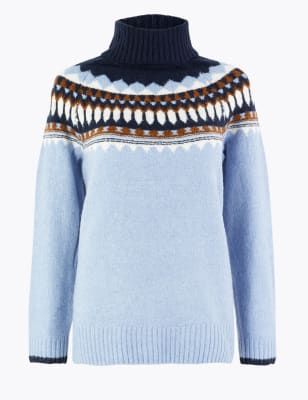 Marks and spencer hot sale polo neck jumpers