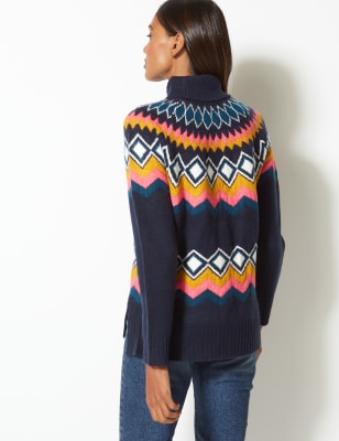 marks and spencer ladies roll neck jumpers