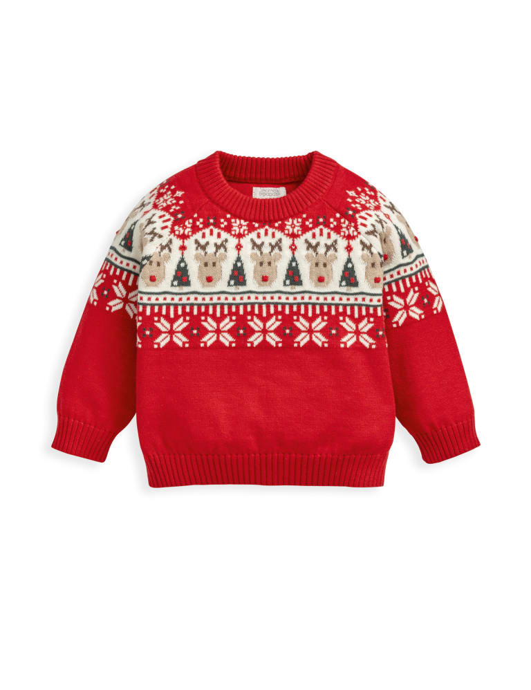 Fairisle Christmas Jumper 0 3 Yrs