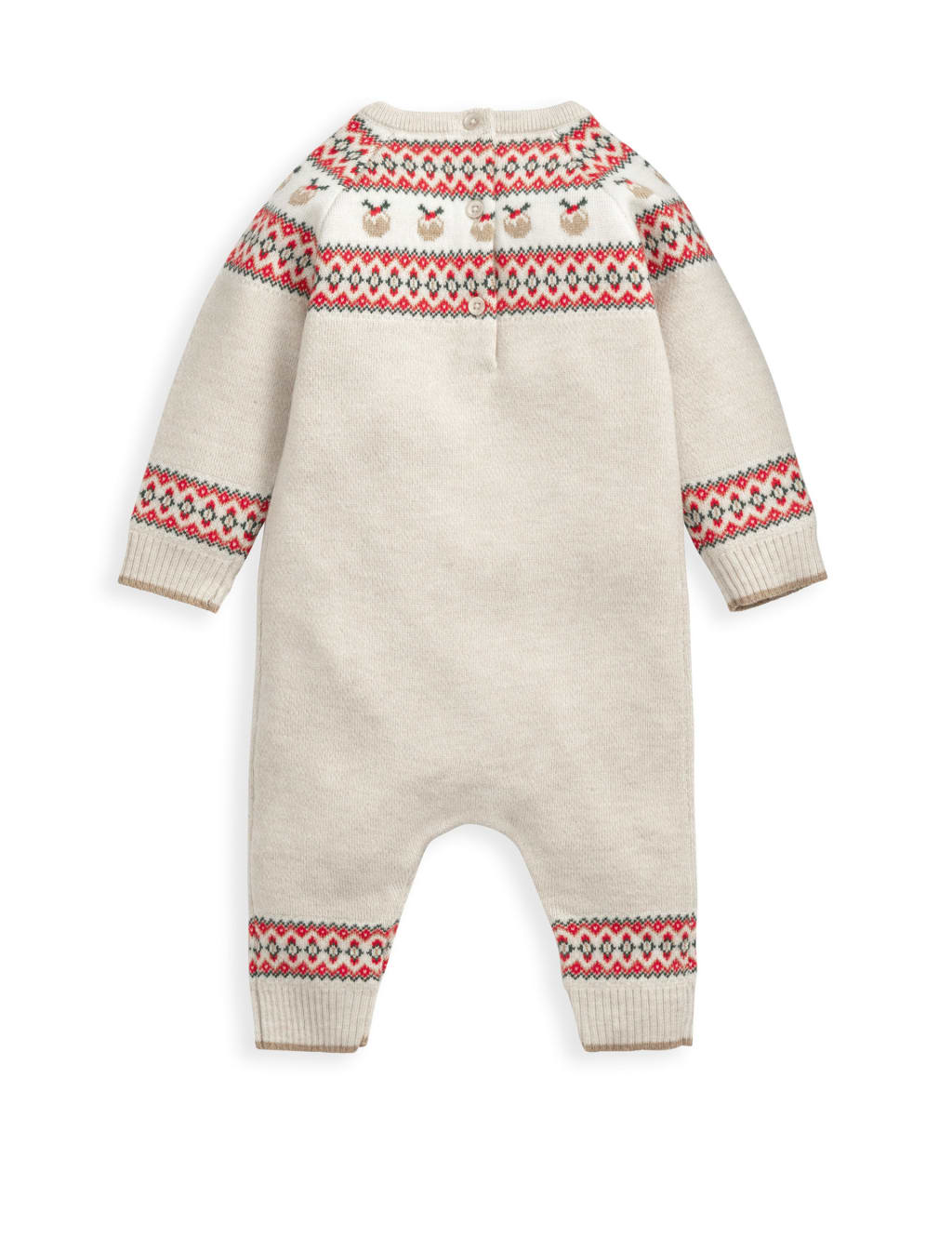 Fairisle Christmas Knitted Romper (018 Mths) Mamas & Papas M&S