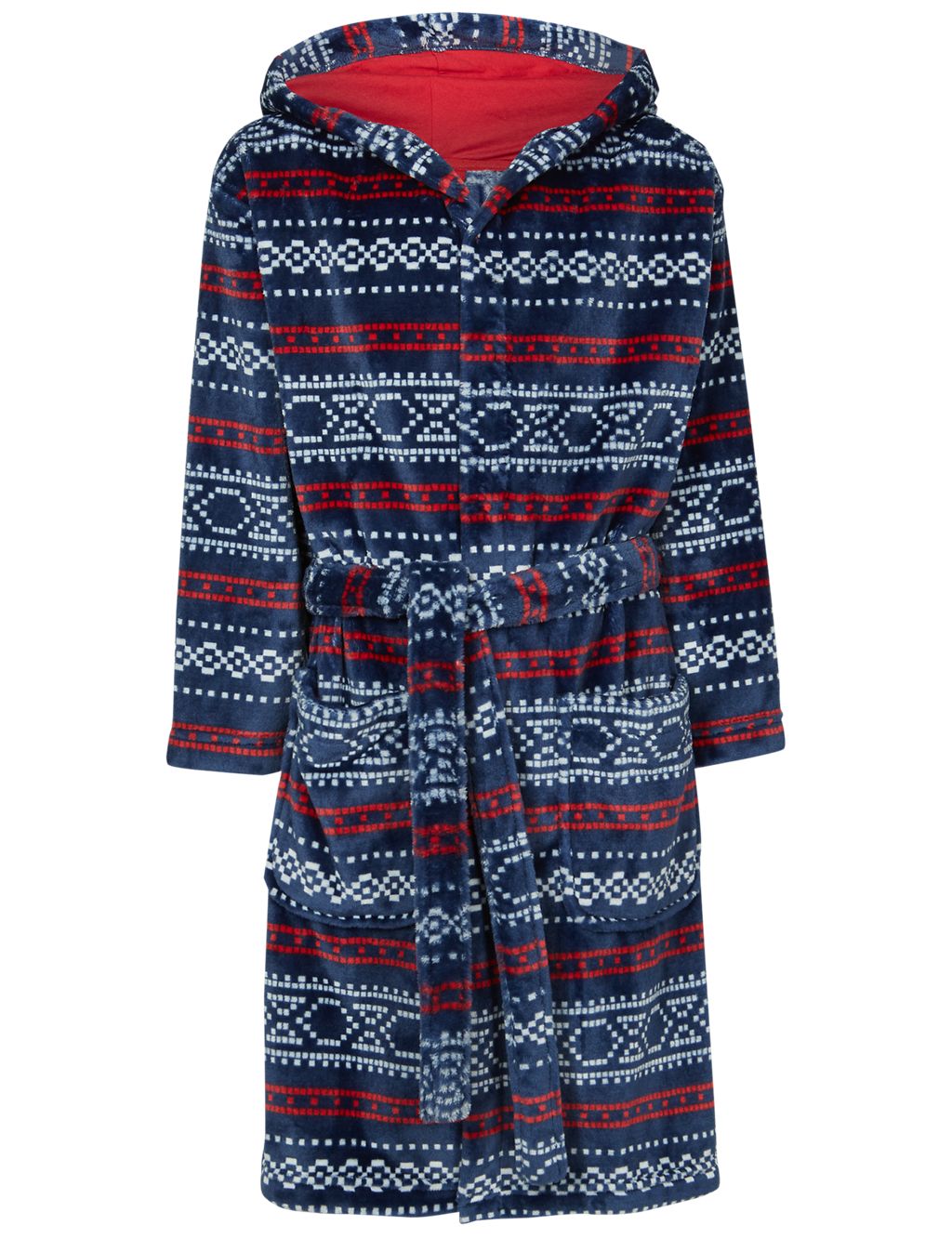 Fairisle Dressing Gown with Belt (1-8 Years) 5 of 6