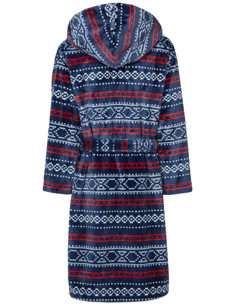 Fairisle Dressing Gown with Belt (1-8 Years) 6 of 6