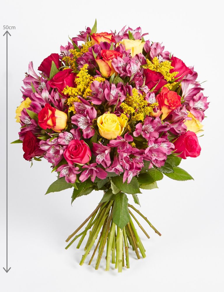 Fairtrade® Autumn Bouquet with Pink Bunny 2 of 5