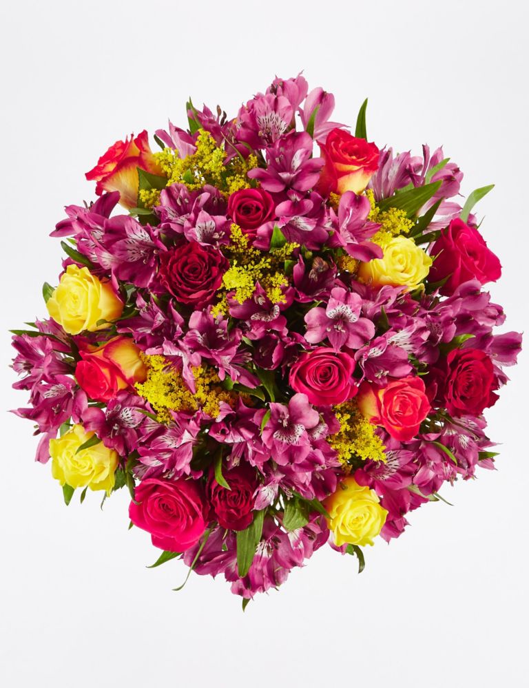 Fairtrade® Autumn Bouquet with Pink Bunny 3 of 5