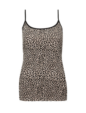 Fairtrade Cotton Rich Strappy Vest with StayNEW™ Image 2 of 6