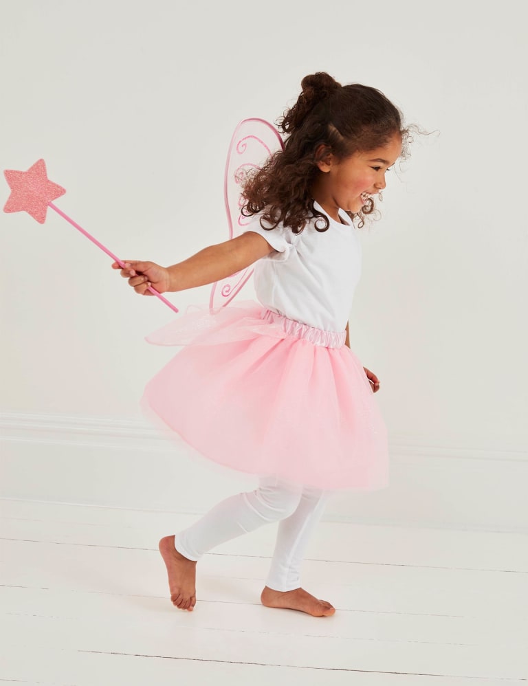 Fairy Costume + Magic Wand - pink, Toys