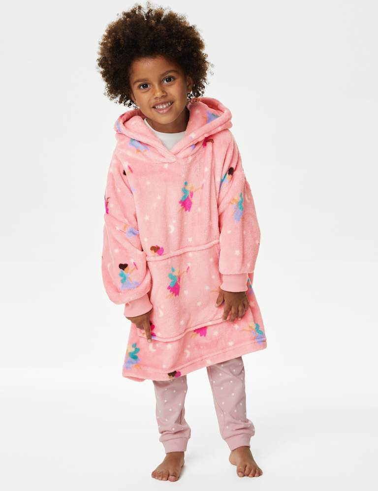 Fairy Fleece Oversized Hoodie (3-8 Yrs) | Mu0026S Collection | Mu0026S