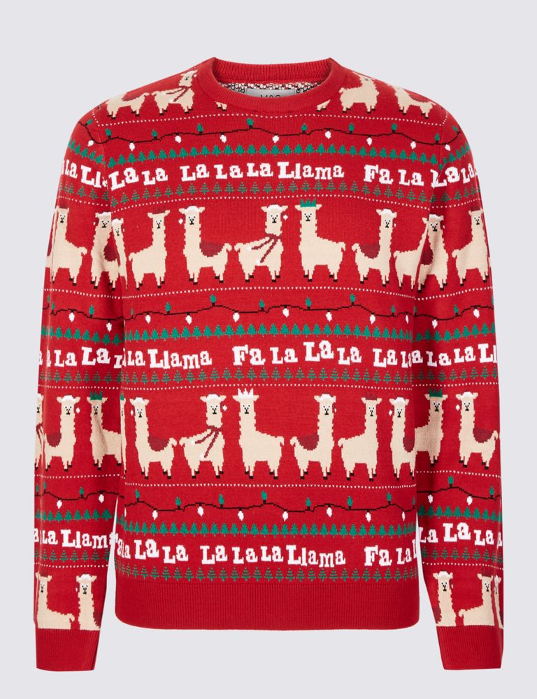 Falala Llama Christmas Jumper 2 of 5