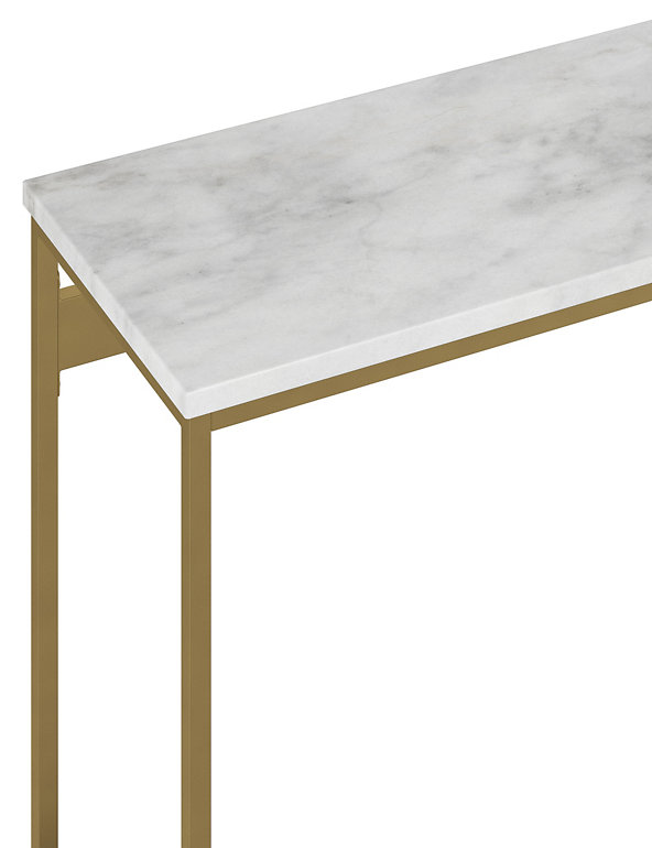 Farley Console Table M S, Marble Brass Sofa Table