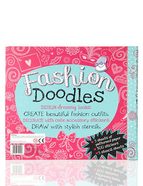 Fashion Doodles Book for Girls Image 2 of 4