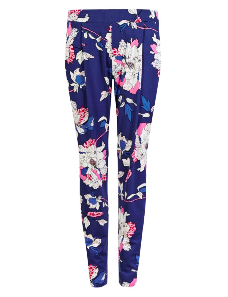 Fashion Targets Breast Cancer Floral Tapered Leg Trousers 2 of 3