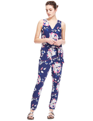 m&s floral jumpsuit