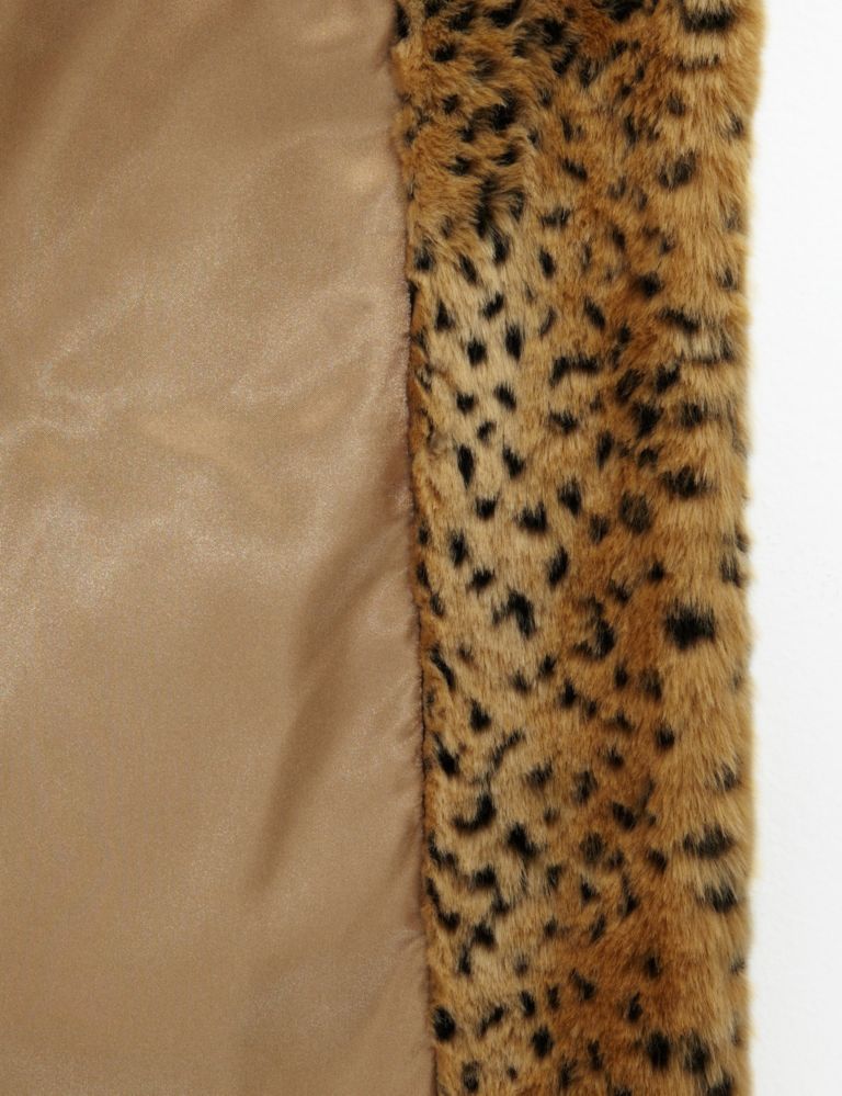 Faux Animal Fur Coat 7 of 7