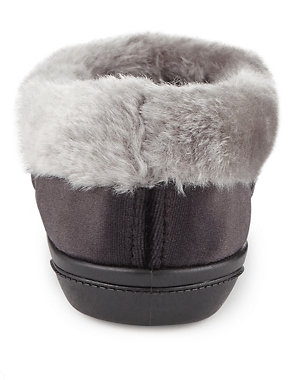 Faux Fur Ballerina Slippers Image 2 of 4