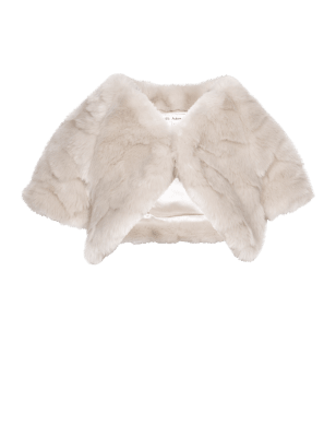 Baby faux 2025 fur bolero