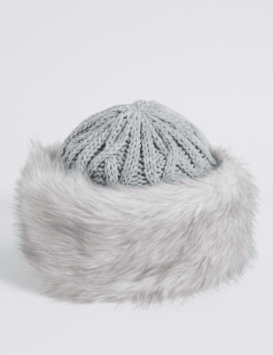 marks and spencer ladies fur hats