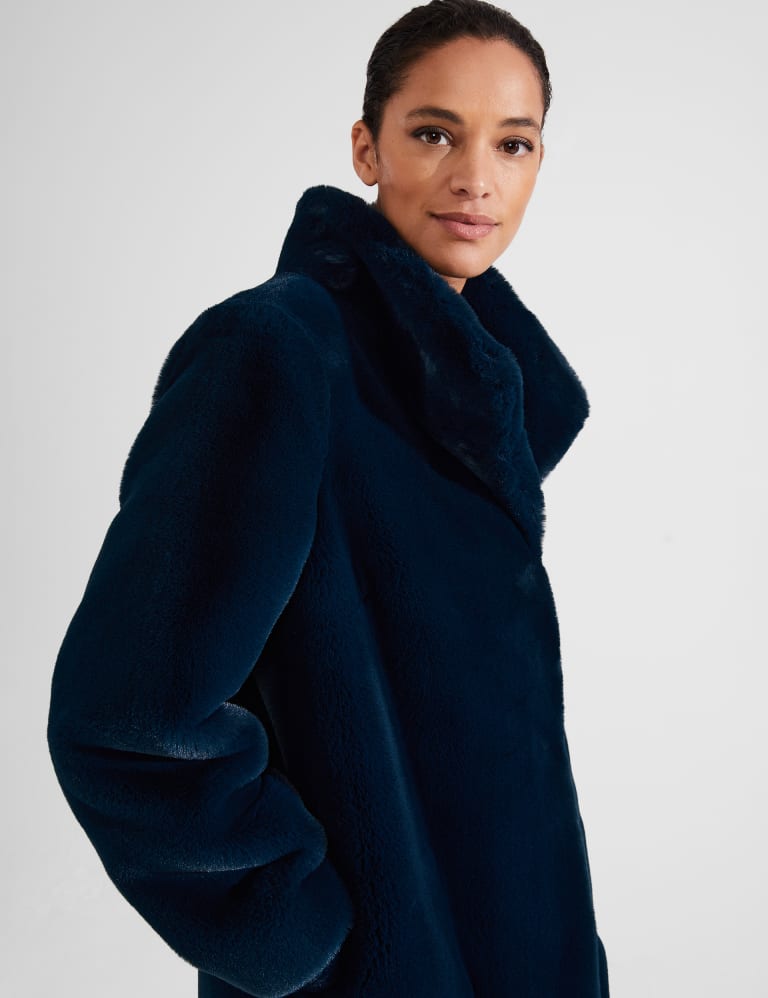 Hobbs faux new arrivals fur coat