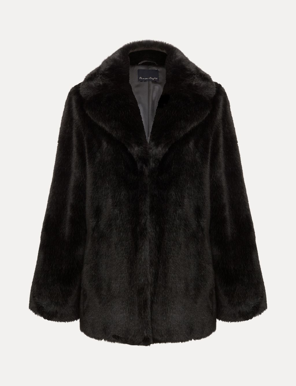 Faux Fur Collared Coat 1 of 7