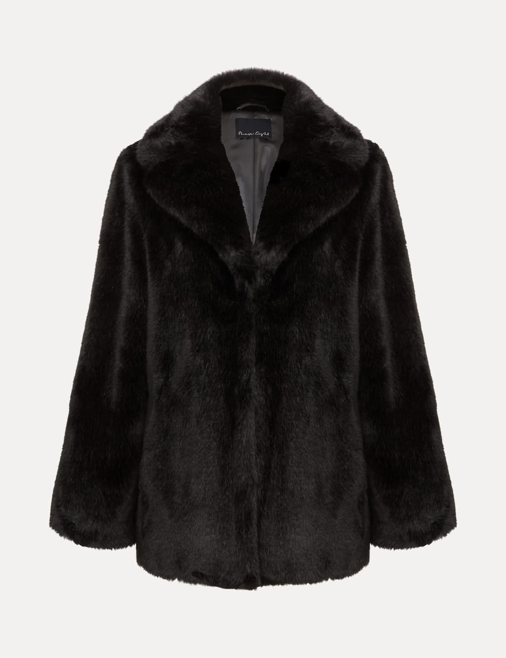 Marks and spencer store blue faux fur coat