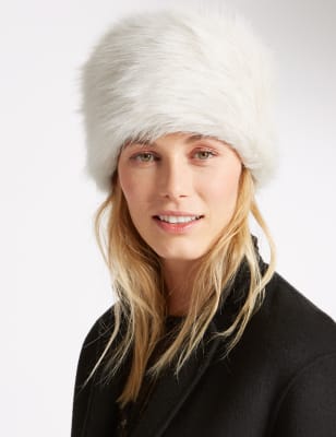 Faux Fur Cossack Hat M S Collection M S