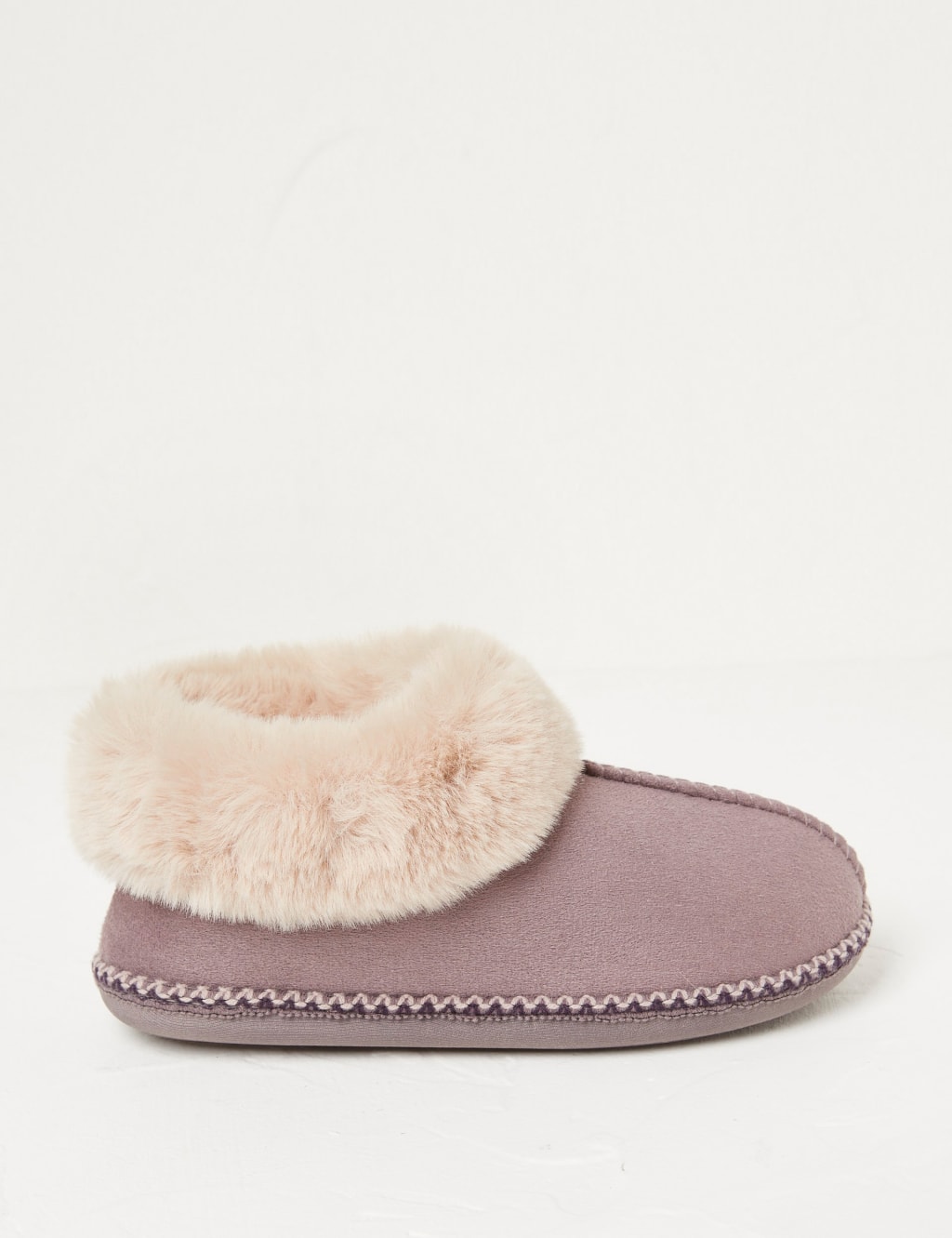Faux sheepskin slipper discount boots