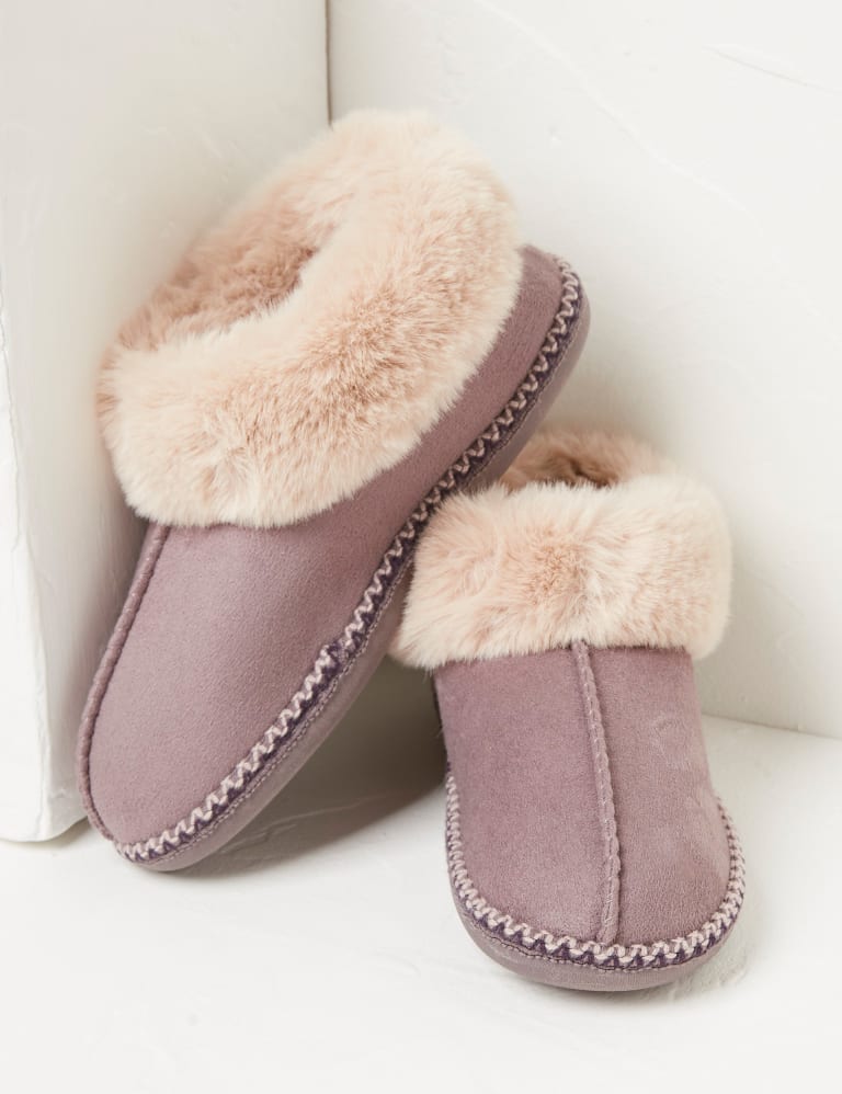 Fat face sale sheepskin slippers