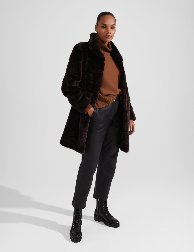 M&s fake fur coats discount