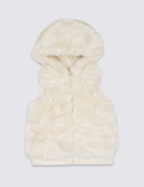 Faux Fur Gilet (3 Months - 7 Years) Image 2 of 4