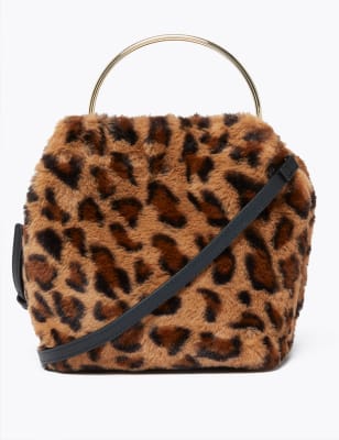 marks and spencer leopard print bag