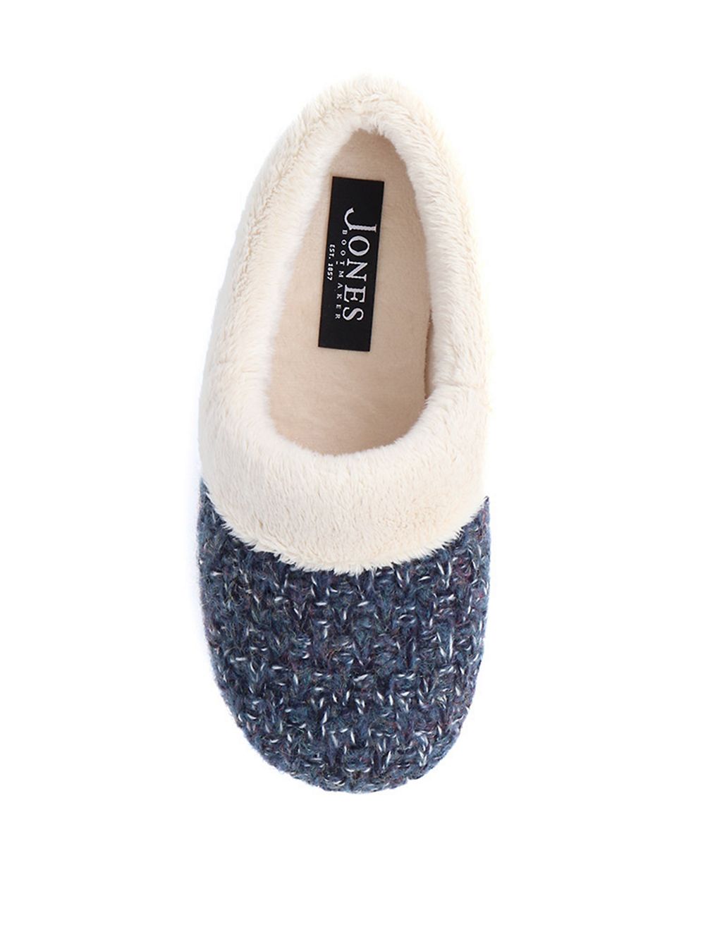 Faux Fur Lined Round Toe Slippers 4 of 6