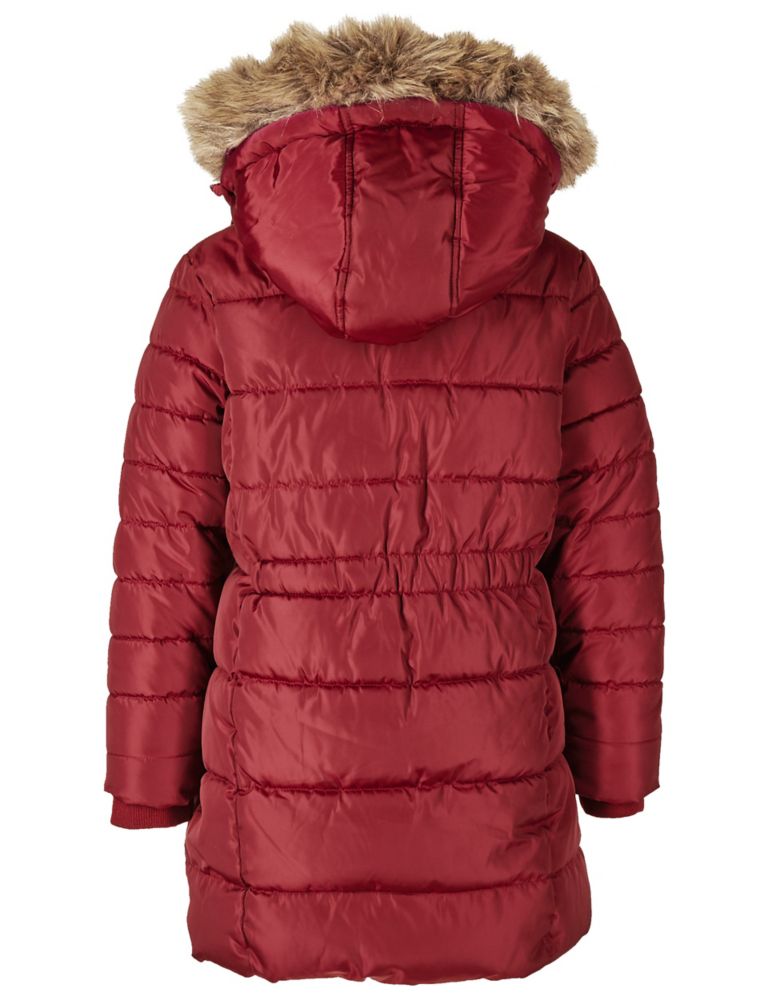 Faux Fur Padded Coat With Stormwear™ (3-16 Years) 8 of 8