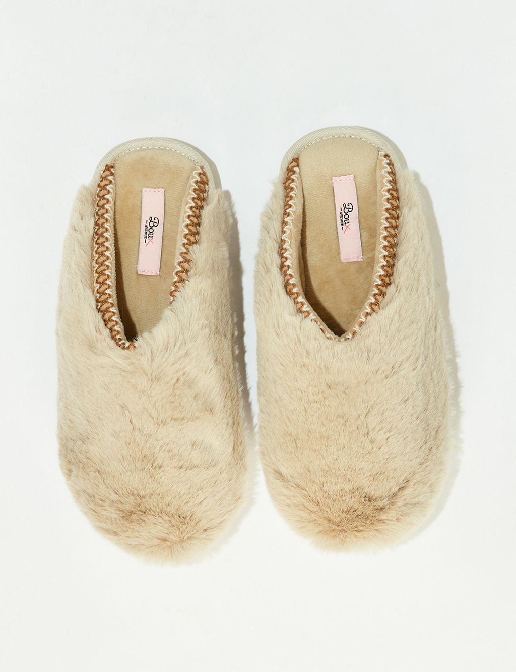 Faux Fur Platform Mule Slippers | Boux Avenue | M&S